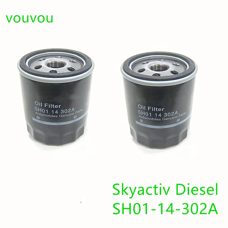 Car accessories SKYACTIV diesel 2.2 engine SH01-14-302A oil filter for Mazda 3 Mazda 6 GJ GL CX-5 K