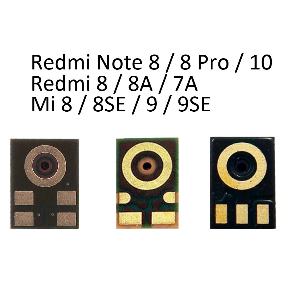 2pcs\lot สําหรับ XiaoMi 9 SE 8 Lite 9T Redmi 8A 7A 10X หมายเหตุ 8 Pro 10 ลําโพงไมโครโฟนด้านใน MIC