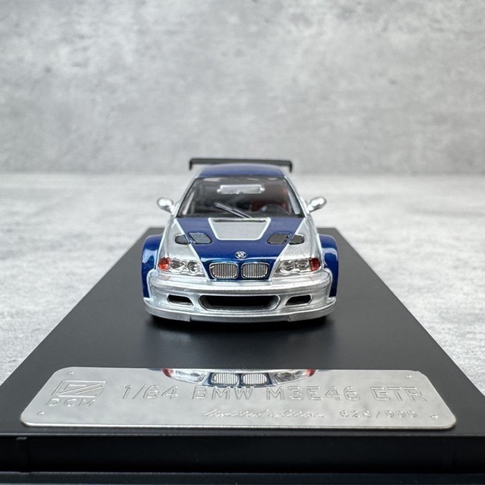 DCM 1: 64 BMW M3 E46 M3 GTR Speed Sports Car Alloy Car Model Collection