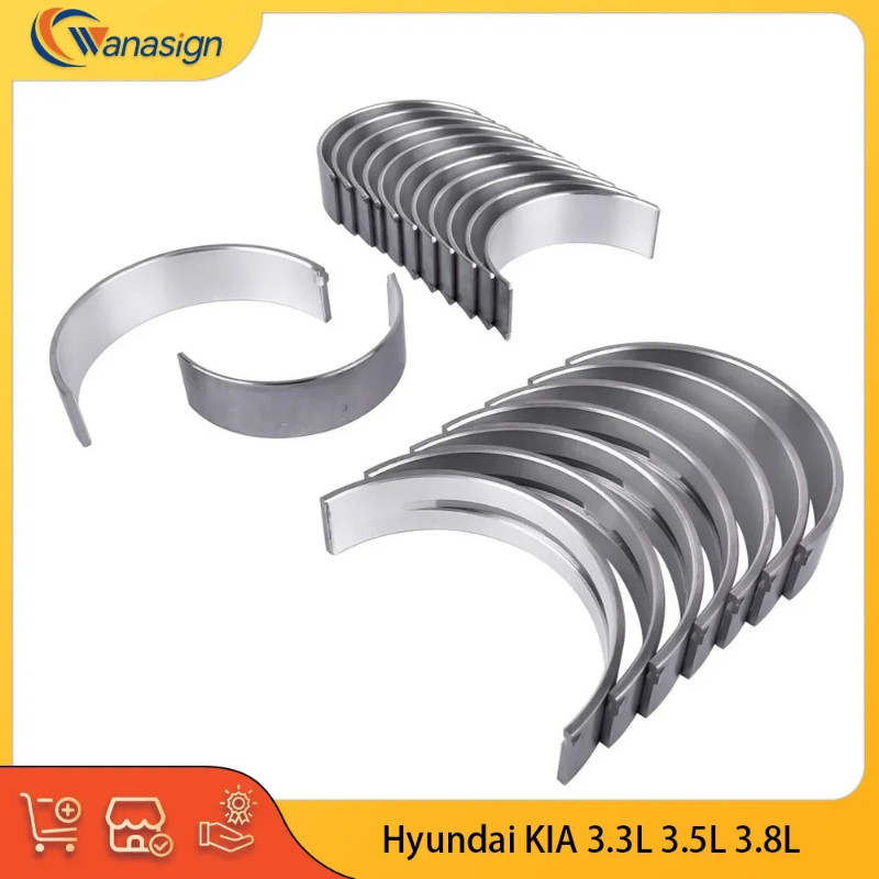 STD Engine Main Rod Bearings Kit for Hyundai KIA 3.3 3.5 3.8 L V6 24V DOHC GAS G6DA G6DB G6DC G6DH