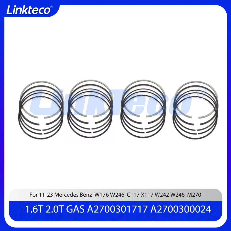Engine Part STD Piston Ring Set Fit 1.6 2.0 T L4 M270 M274 For 11-23 1.6T 2.0T Mercedes Benz W176 W