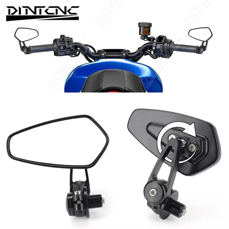 For YAMAHA XSR900 XSR900GP Handlebar End Mirror Left Right Side Rotation Glass XSR 900 GP 2022 2024