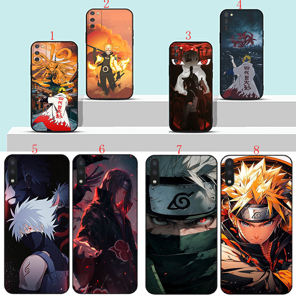 Redmi Note 10S K20 K40 Pro 13R A4 A3 Pro Note 14 Pro Plus N14 Naruto Anime Soft เคสโทรศัพท์สีดํา