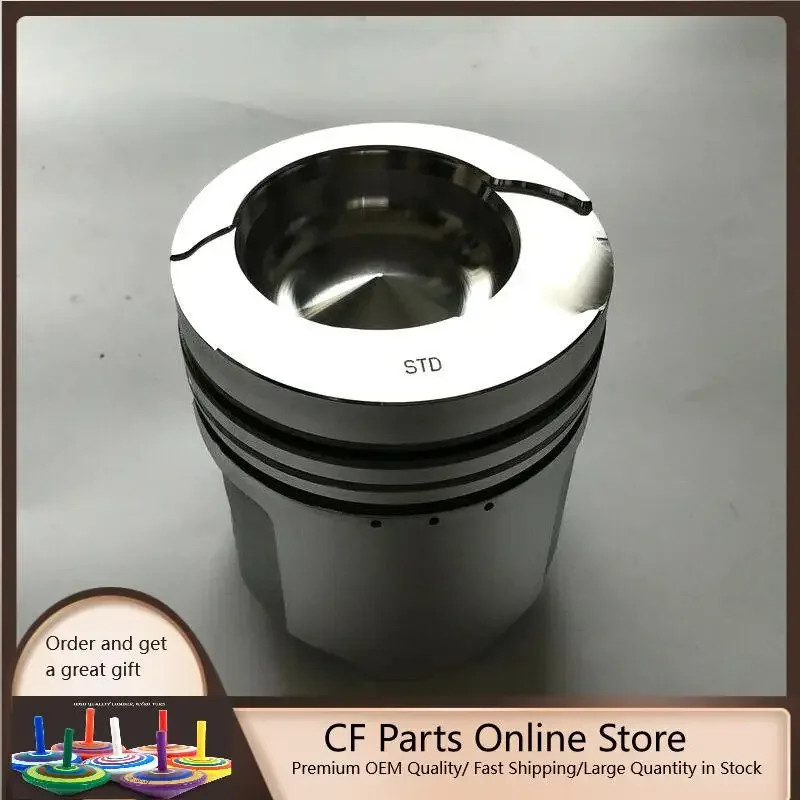 6PCS 6222-31-2110 PISTON FITS KOMATSU 6D108 SA6D108-1 PC300-5