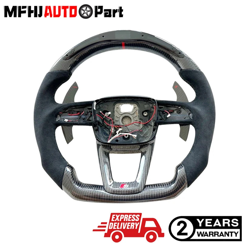 OEM For AUDI Q8 Q7 Q8 Q7 RSQ8 SQ5 SQ7 SQ8 AUDISPORT CARBON FIBER HEAT STEERING WHEEL