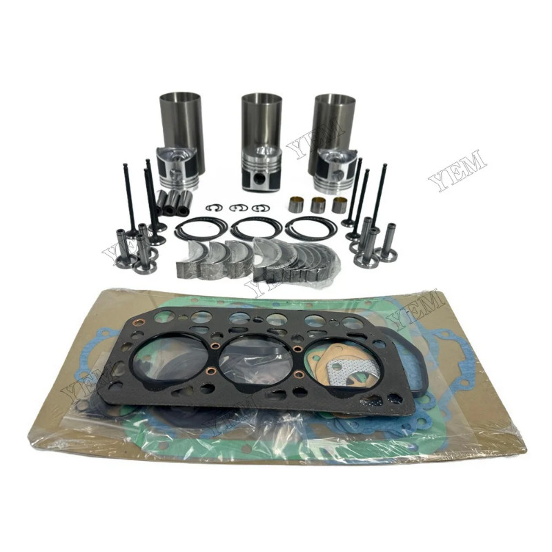 For Mitsubishi Machine Engine K3E Overhaul Rebuild Kit With Gasket Set Bearing&Valve Train