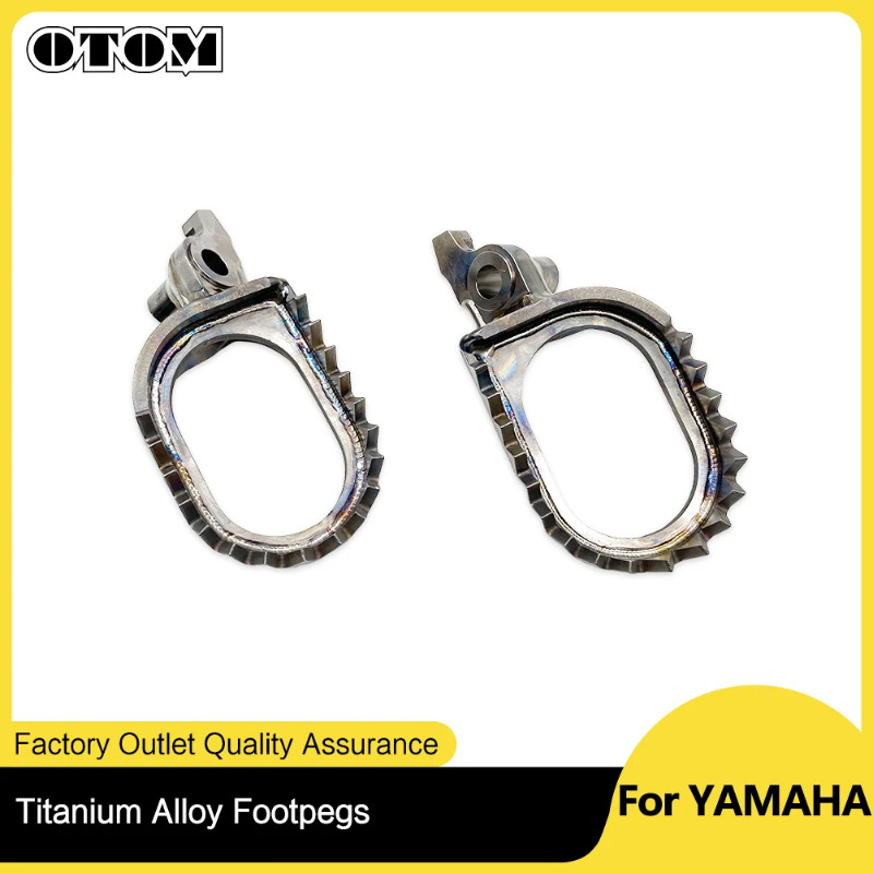 New 2025 Titanium Footpegs Foot Pegs Rest Front Pedal For YAMAHA YZ250F YZ250FX YZ450F YZ450FX WR25