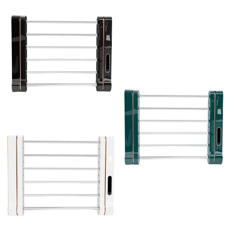 Bathroom electric towel stand Intelligent heating towel rack belt ultraviolet light constant temper