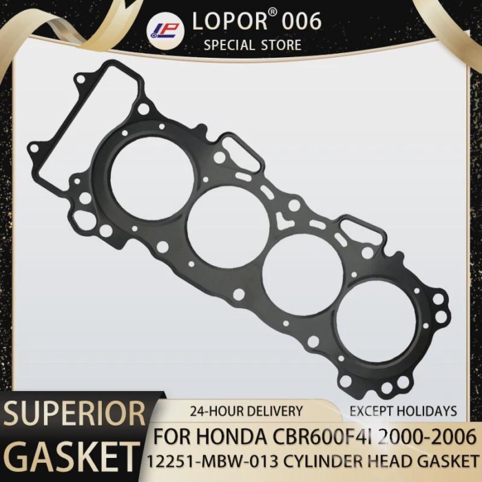 Motorcycle Engine Cylinder Head Seal Gasket  For Honda CBR600F4 CBR600F4I CBR600 F4 F4I CBR 600 199
