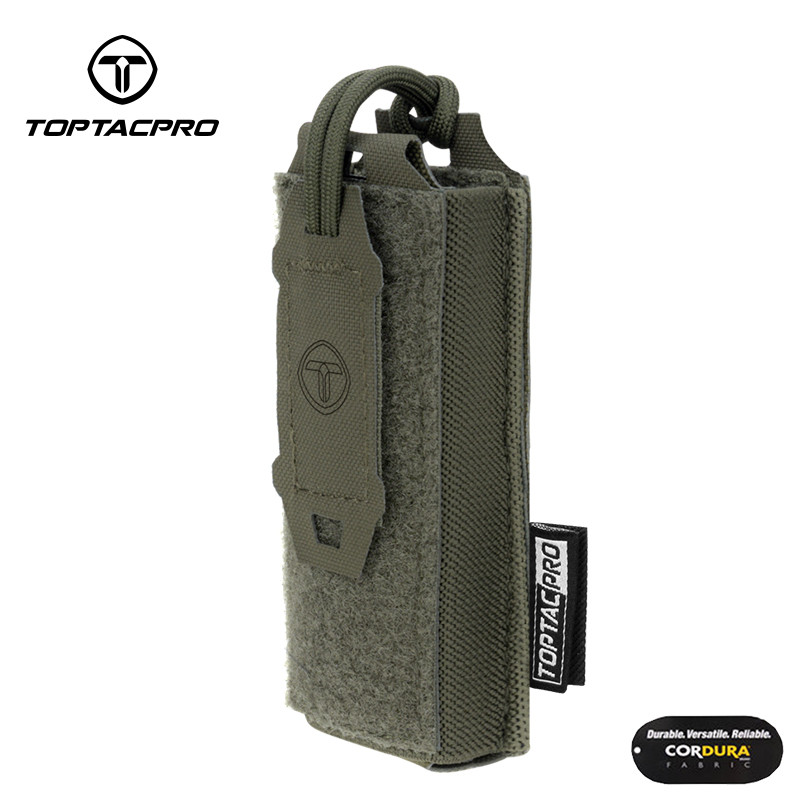 TOPTACPRO Tactic Single 9mm Mag Pouch Mini Tool Bag MOLLE Hook &loop น้ําหนักเบา 8516