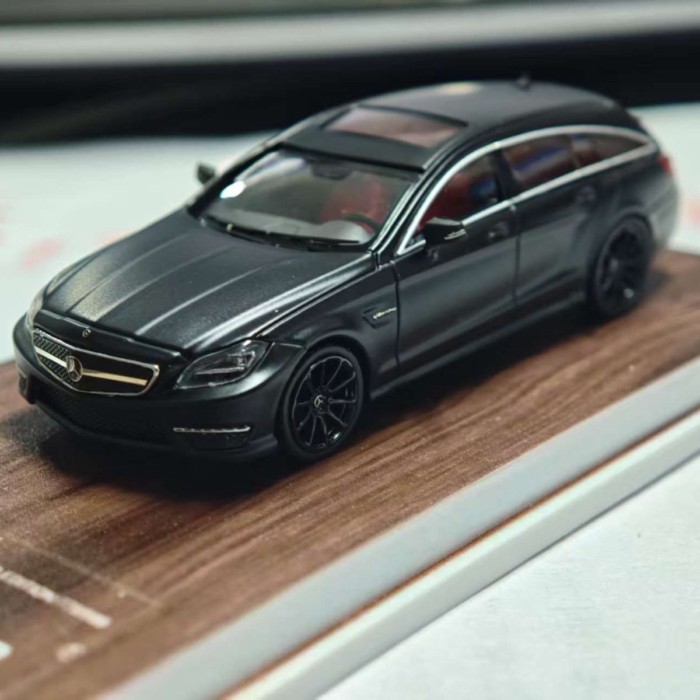 MJ1: 64 Mercedes-Benz CLS63 Hunting Edition Early Station รถโลหะผสม Mercedes-Benz cls โมเดลรถตกแต่ง