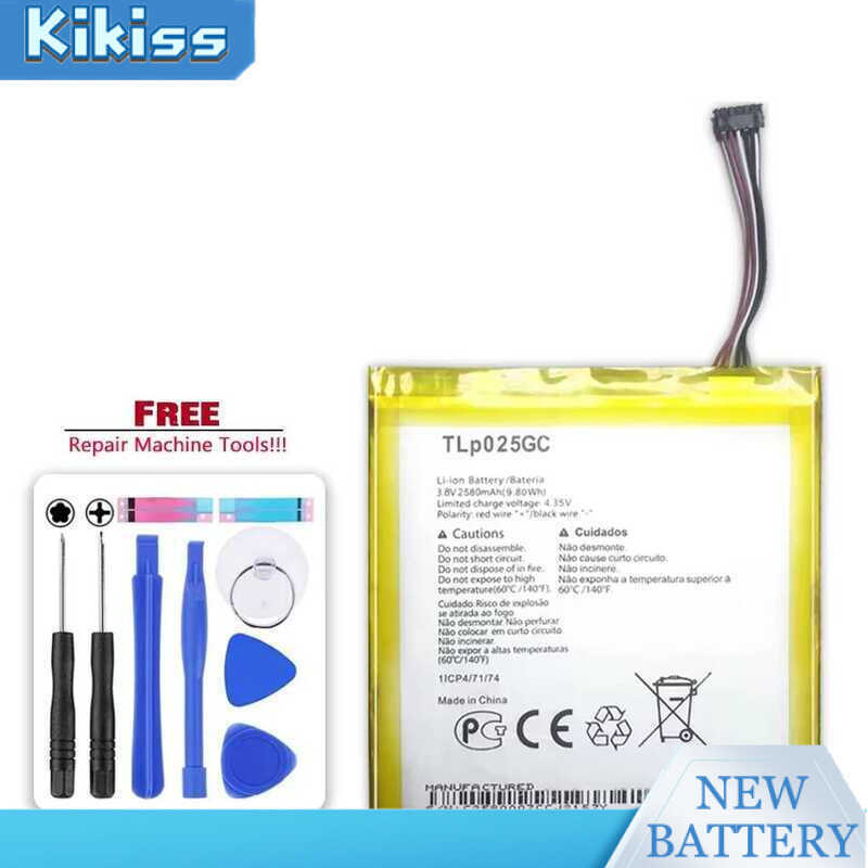 For Alcatel One Touch Pixi 4 7 3G 9003X 9003A 2580mAh Safe TLP025GC Mobile Phone Battery