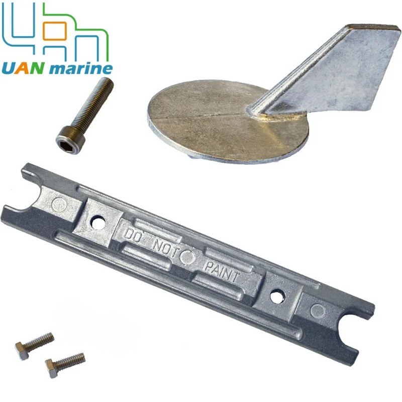 Marine LLC Zinc Anode Kit for Yamaha 60-90HP Aluminum Alloy Kit Includes Hardware 688-45371-02 6H1-