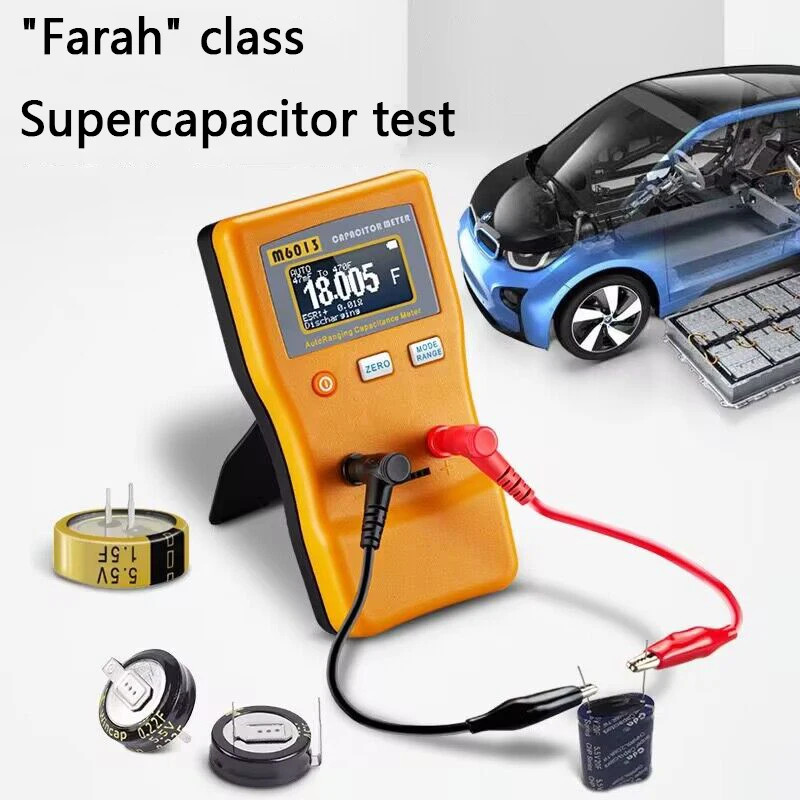 Circuit Tester Capacitor Tester ESR Capacitance Ohm Meter Professional Measuring Capacitance Resist