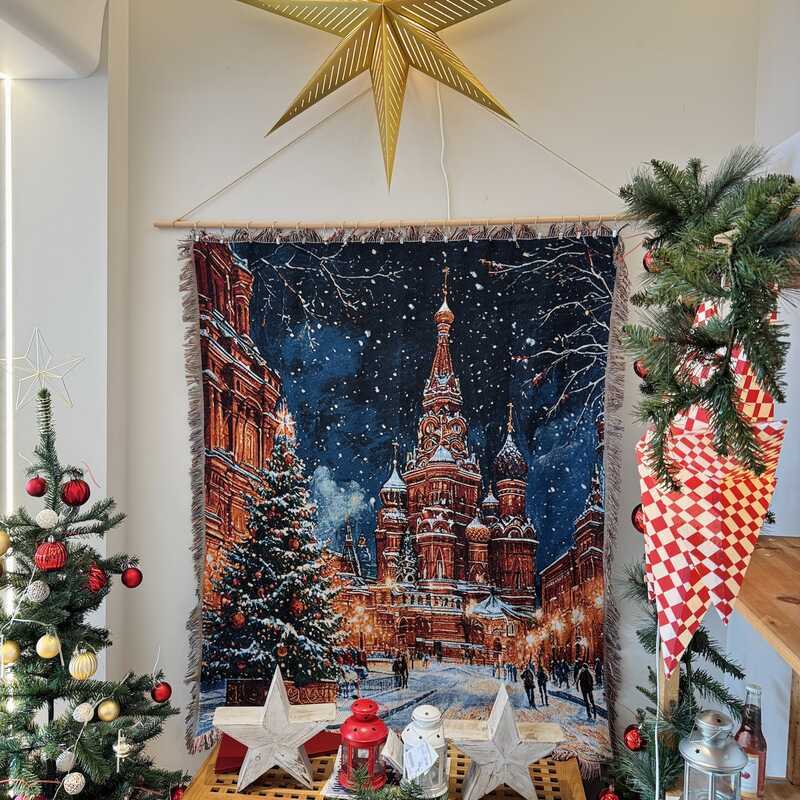 พรมมอนสเตอร์OZON Merry Christmas 圣节饰 นางเงือก