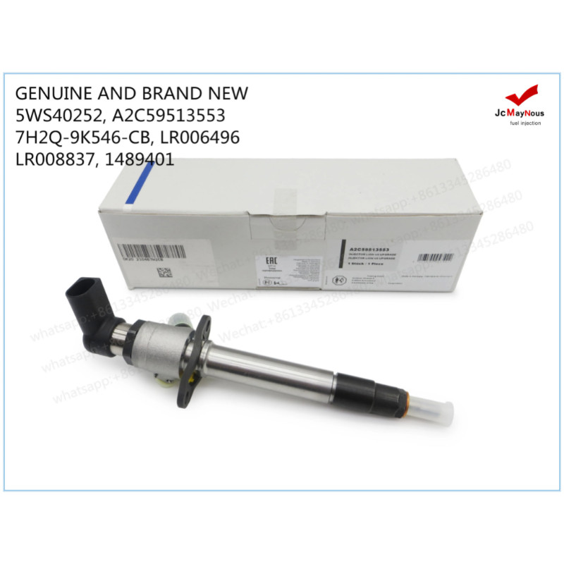 GENUINE AND BRAND NEW FUEL INJECTOR 5WS40252, A2C59513553, 7H2Q-9K546-CB, LR006496, LR008837, 14894