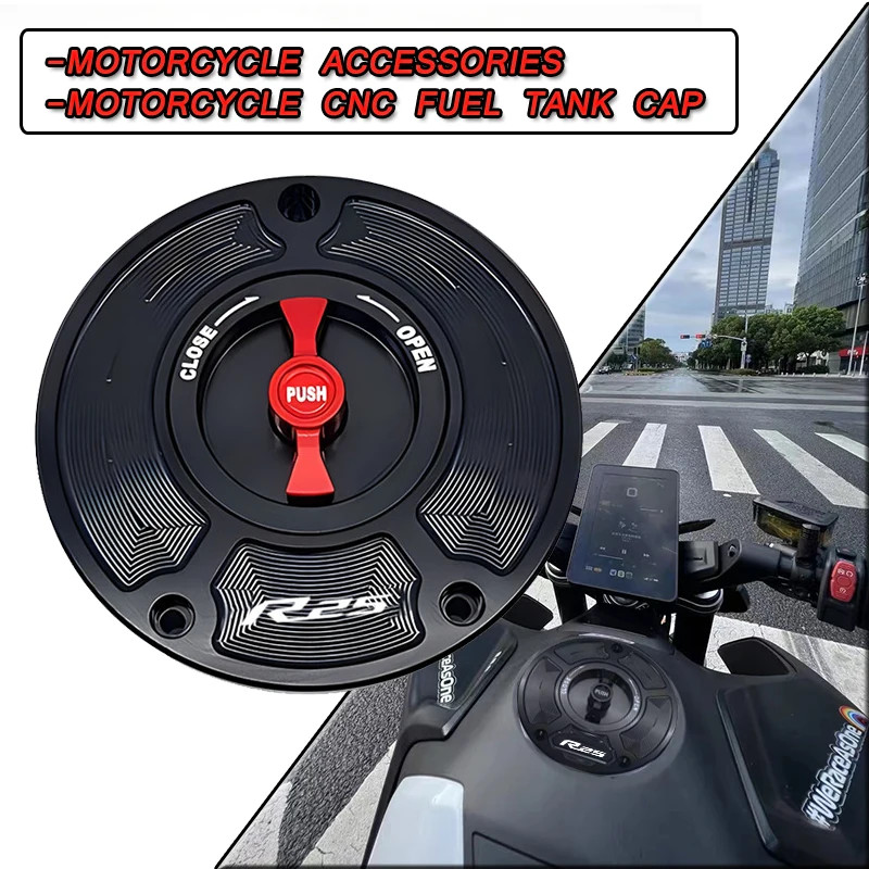 LOGO YZF-R25 For YZF YZF-R25 YZF R25 R25 ABS Motorcycle Cover Quick Gas Box Cover , Motorcycle CNC