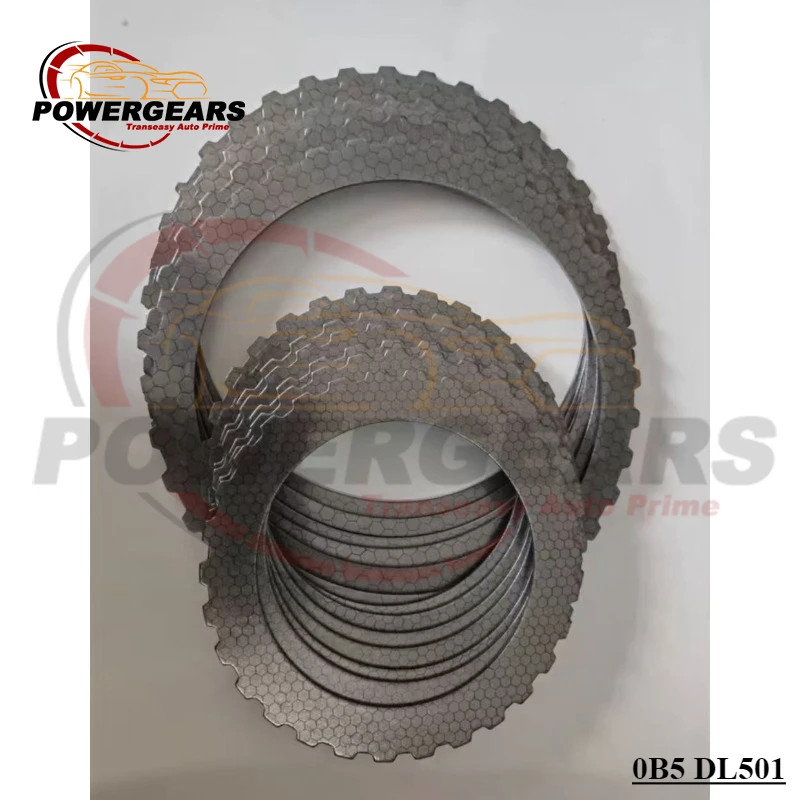 0B5 DL501 Transmission Clutch Plates Steel Disc Kit Fits For Audi A4 A5 A6 A7 DQ500