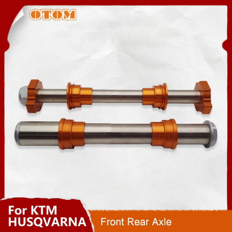 OTOM Motorcycle Front Rear Axle Kit Nut Bushing Liner Fork Wheel Shaft Sliders Cap Crash Protector