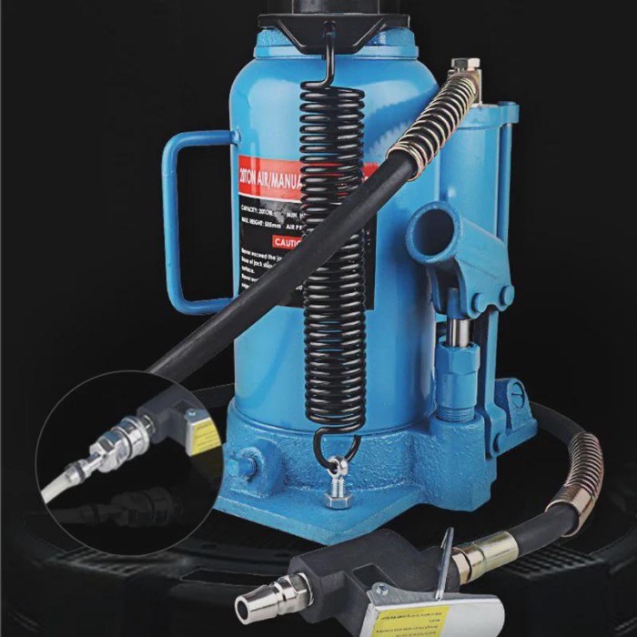 50Ton Vertical Jack Pneumatic Hydraulic Horizontal Air Pressure Auto Repair Tire Replacement Tool M