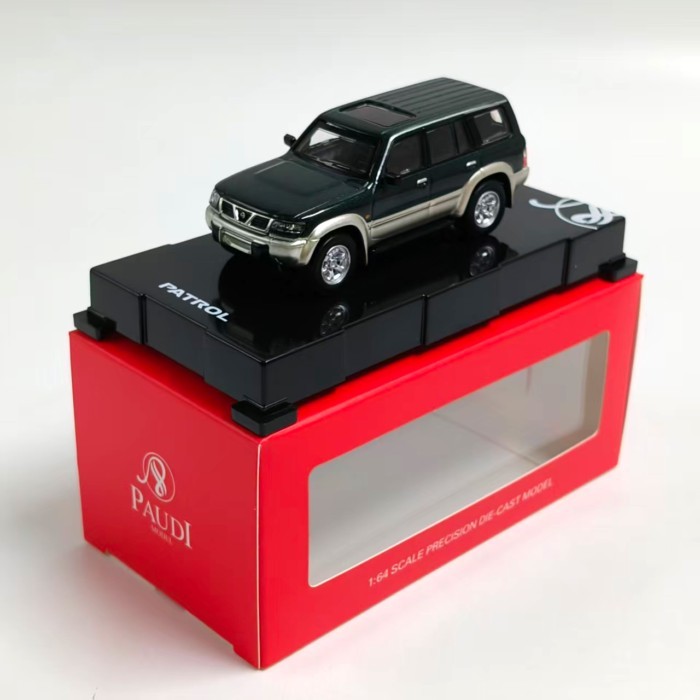 1: 64 Pudi Nissan Nissan Tole 1998Y61 Retro Alloy รถจําลองรถรุ่นรถ