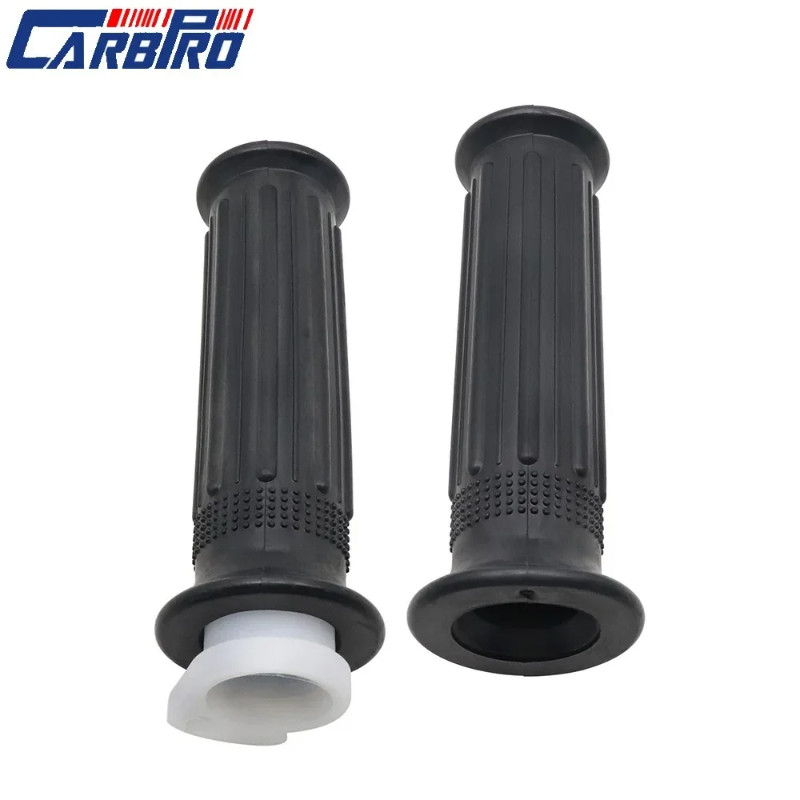 Throttle Grips Grip W/ Cable Tube Sleeve For Yamaha DT100 DT125 MX100 PW80 MX80