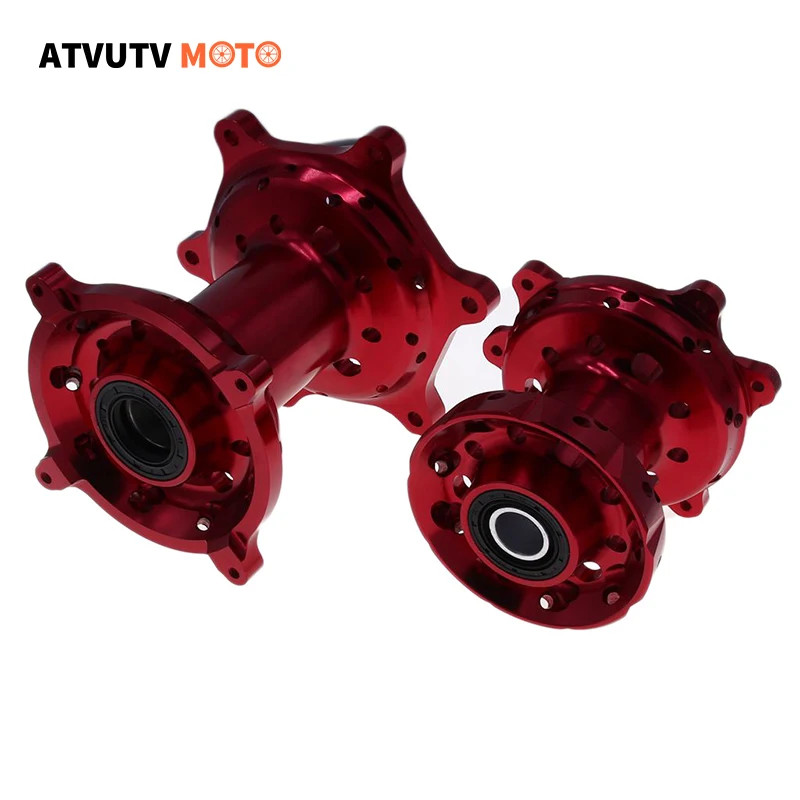 1 Pair Motorcycle CNC Front And Rear Wheel Hub For HONDA CR 125 250 CRF250R CRF450R CRF450X CRF250X