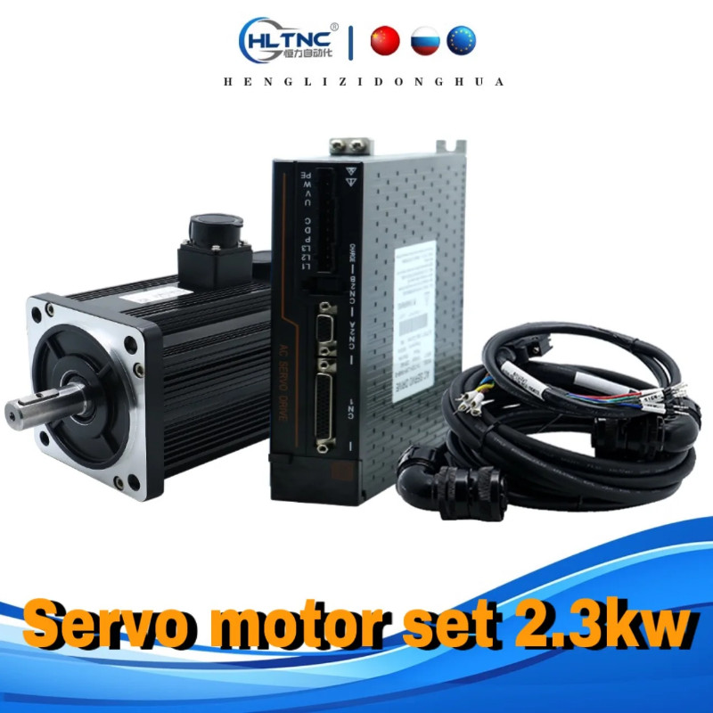 130ST-M15015 15NM 2.3KW 220v Servo Motor AC Servo Motor Kit With T3DF-L30F RS485 Engine Drive For C