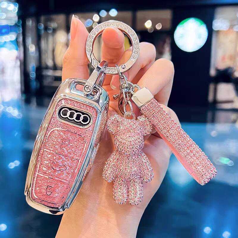 2024 Audi ใหม่ a6l ฝาครอบกุญแจ a4l/a3/q5l/q7/q8/q3/q2l/a5 เชลล์ a8l หญิงพรีเมี่ยมเชลล์