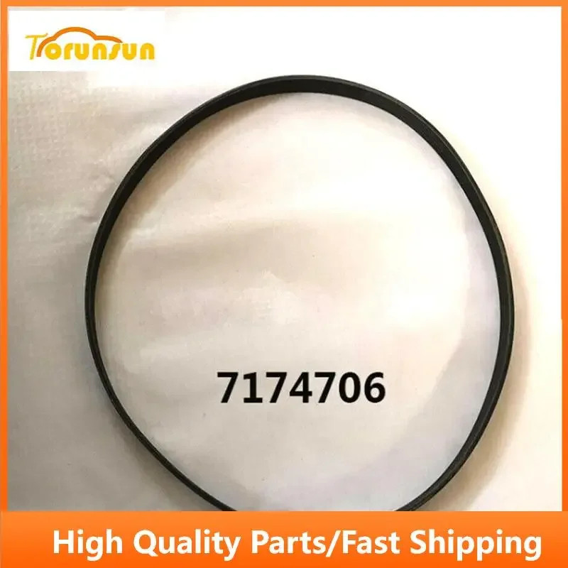 2pcs Alternator Belt 7174706 for Bobcat A770 S750 S770 S850 T750 T770 T870 Skid Steer Loaders