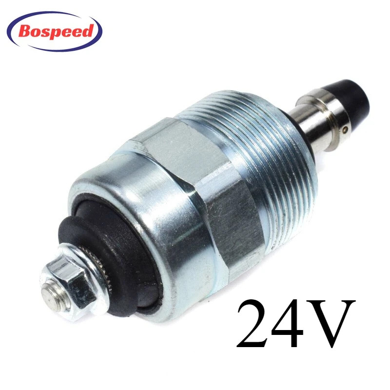 0330001016 096030-0080 096030-0170 146650-0820 Excavator Parts 24V Engine Stop Solenoid Valve For B