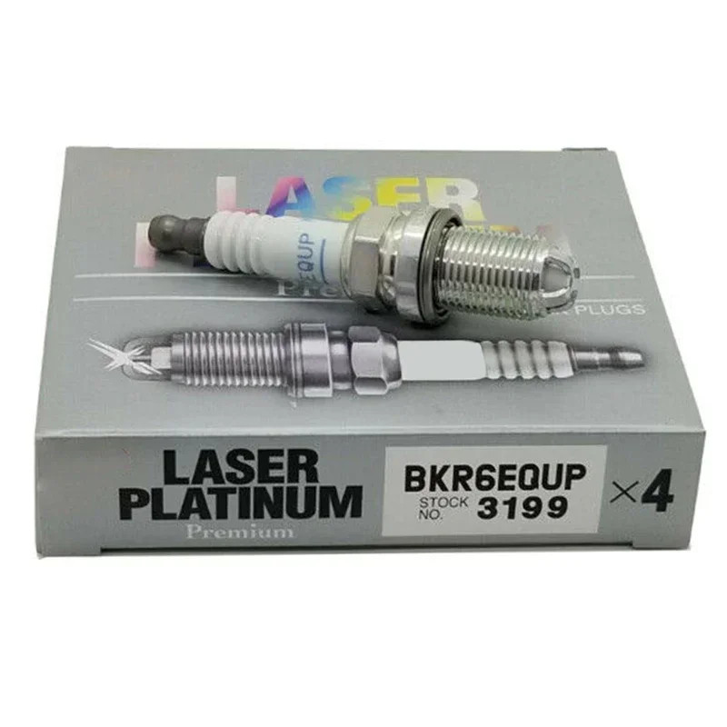 4/6PCS 3199 BKR6EQUP Spark Plug for BMW E39 E46 E60 E53 E66 320i 525i 540i X3 X5 MINI R50 R53 Audi