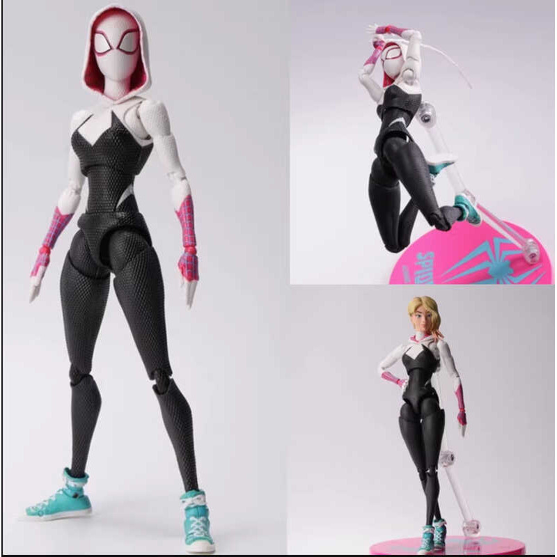 SHF Spider-Man Parallel Universe 2 ข้ามจักรวาล Gwins Daisy Joint รุ่นเคลื่อนย้ายได้