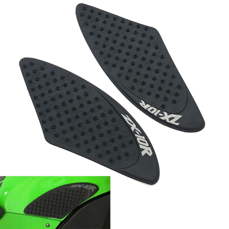 For Kawasaki Ninja ZX-10R ZX10R 2004-2007 Motorcycle Anti Slip Sticker Tank Traction Pad Side Knee