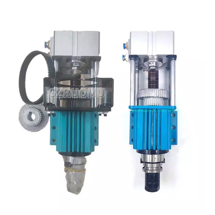 BT30 Unpowered Spindle Equipped With a Cylinder to Support Automatic Tool Change Suitable for Engra