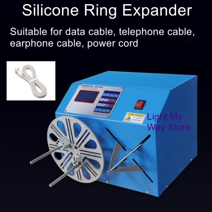 Silicone ring expansion machine rubber band cable tie machine automatic data cable tie rubber ring