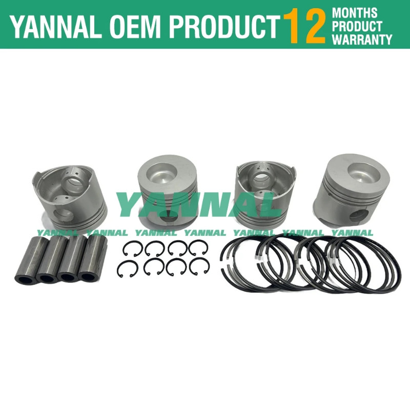 Overhaul Rebuild Kit Compatible For Mitsubishi Engine K4M Replacement (Indirect Injection/Turbo Eng