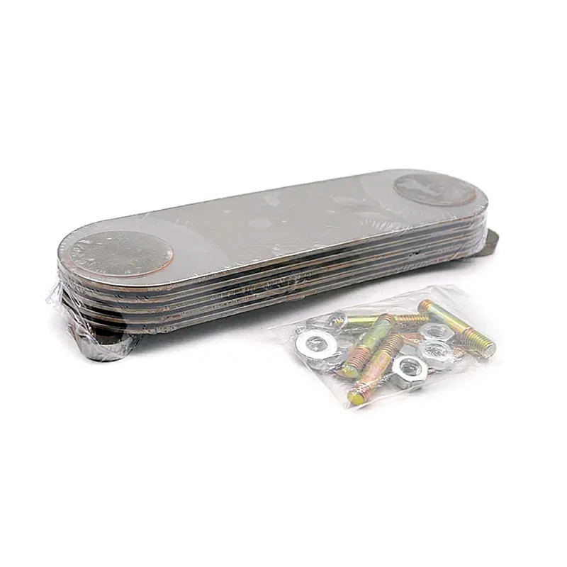 Excavator Engine Spare Parts Oil Cooler Core For SK200 230-6E 6D34 4D34 6P ME013360