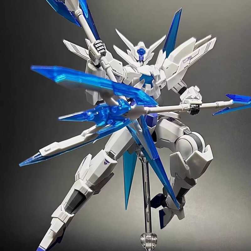 สําเร็จรูปรุ่นประกอบฟรีกันดั้มรุ่นทันทีเปลี่ยนGlacier HG Glacier 1/144 Assembly Figureของเล่นเด็ก
