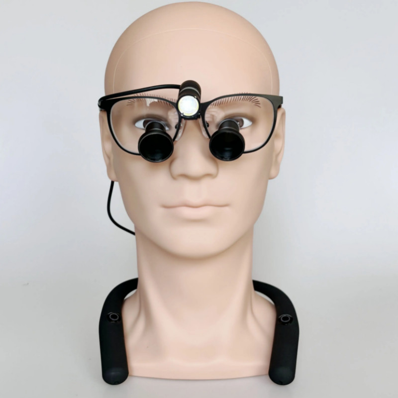 2.5X 3X 3.5X Songzi Optics Titanium Frame TTL Dental Surgical Loupes with Led Light Customized Wide