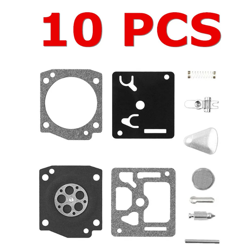 10Pc Carburetor Repair Kit RB-31 034 MS340 036 MS360 044 Zama C3A-S38B C3A-S39 C3A-S39A C3A-S39B C3
