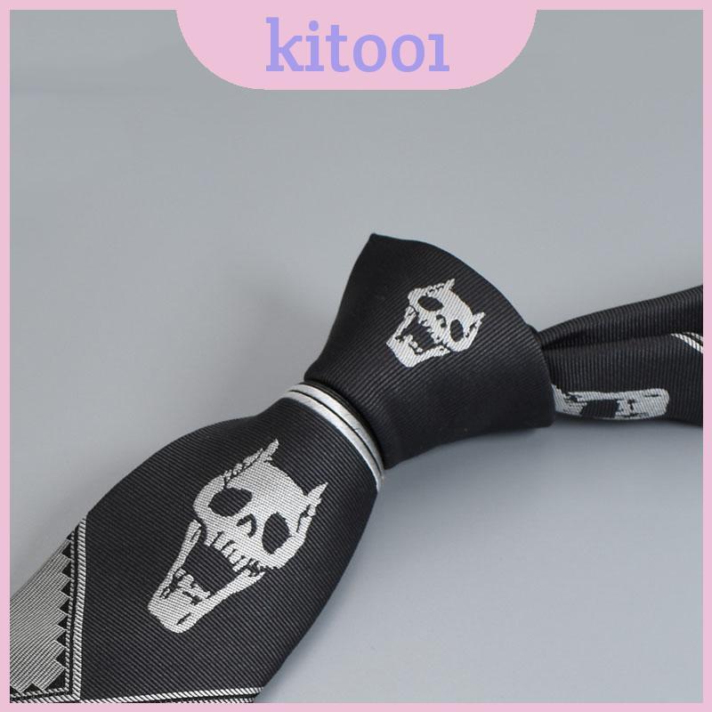 เนคไทด์สีดำ Jolyne Kujo จาก JOJOS Bizarre Adventure เหมาะสำหรับสะสมและสวมใส่