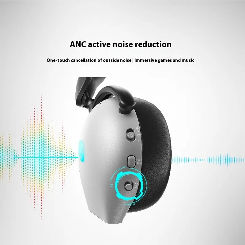 A lienware AW920H Wireless gaming and esports headset head mounted   black /white