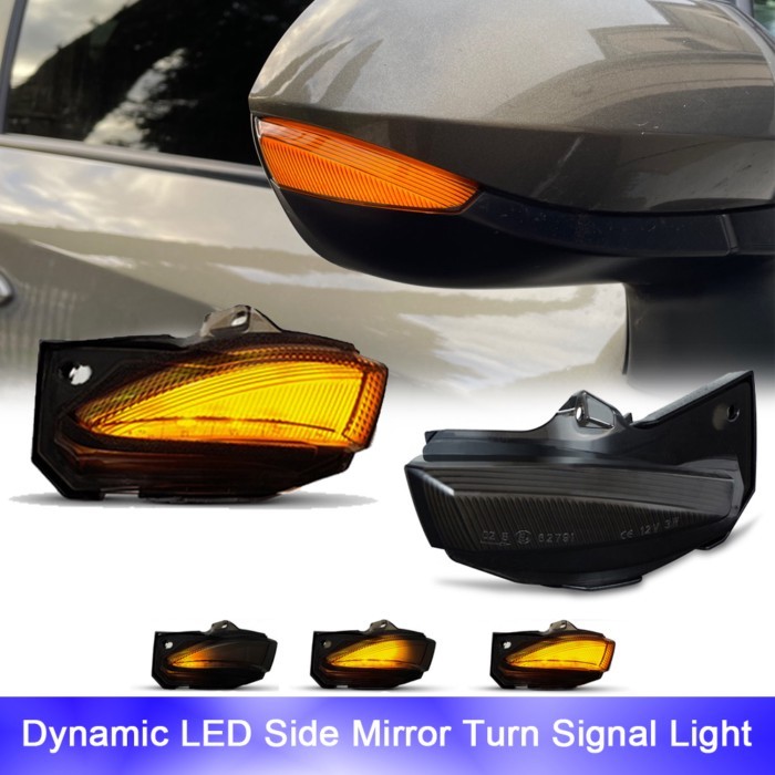 No Error Side Rearview Mirror LED Repeat Blinker Lights For Toyota Yaris Cross XP210 Sienta XP170 C