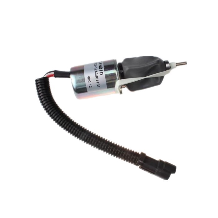 Excavator Parts 11802561 For 55B 6B 80D Engine Flameout Solenoid Valve Switch A45Z2-C Fuel Stop Val