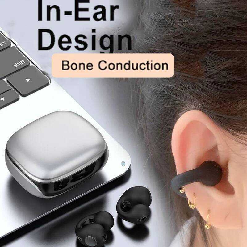 หูฟังบลูทูธไร้สาย Bone Conduction ต่างหูหูฟังกีฬา