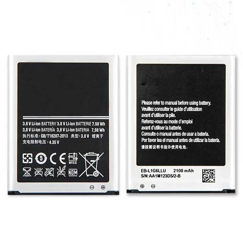 Long Lasting 2100mAh Mobile Phone Battery EB-L1G6LLU For Samsung Galaxy S3 Siii i9300 i9300i i9305 i
