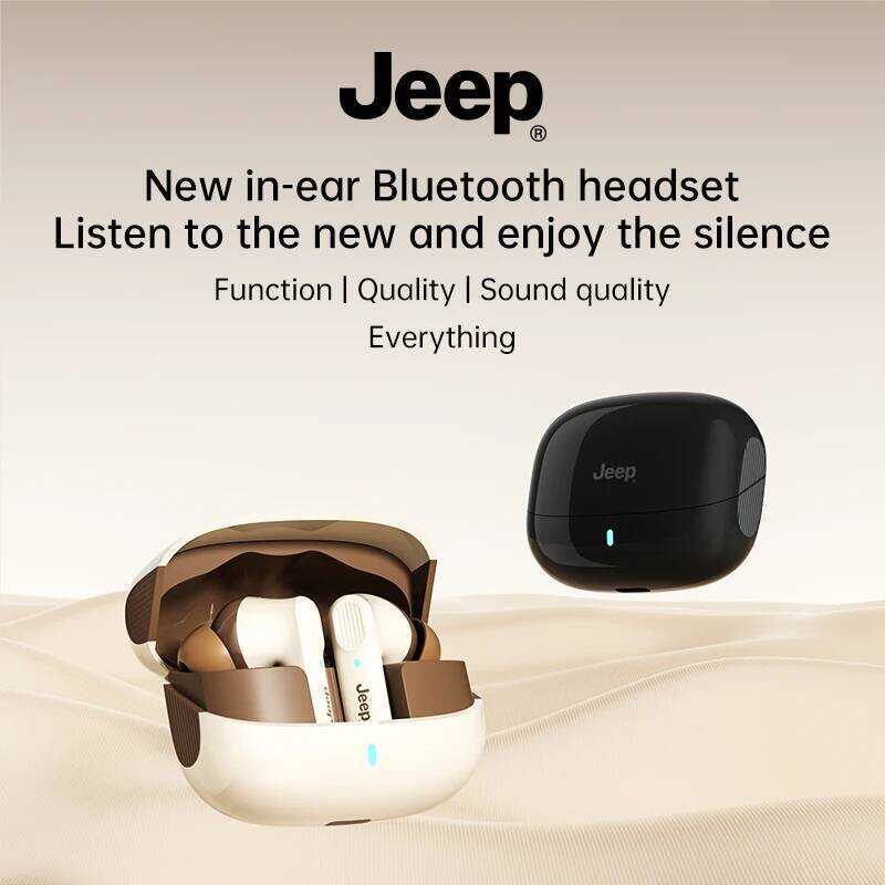 Jeep EW133 TWS Earphones Bluetooth 5.4 Noise Reduction Gaming Low Latency Earbuds HD Call With Mic