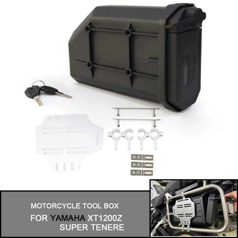 For YAMAHA XT1200Z Super Tenere XT1200Z Super Tenere Side Decorative Box Motorcycle Waterproof Tool