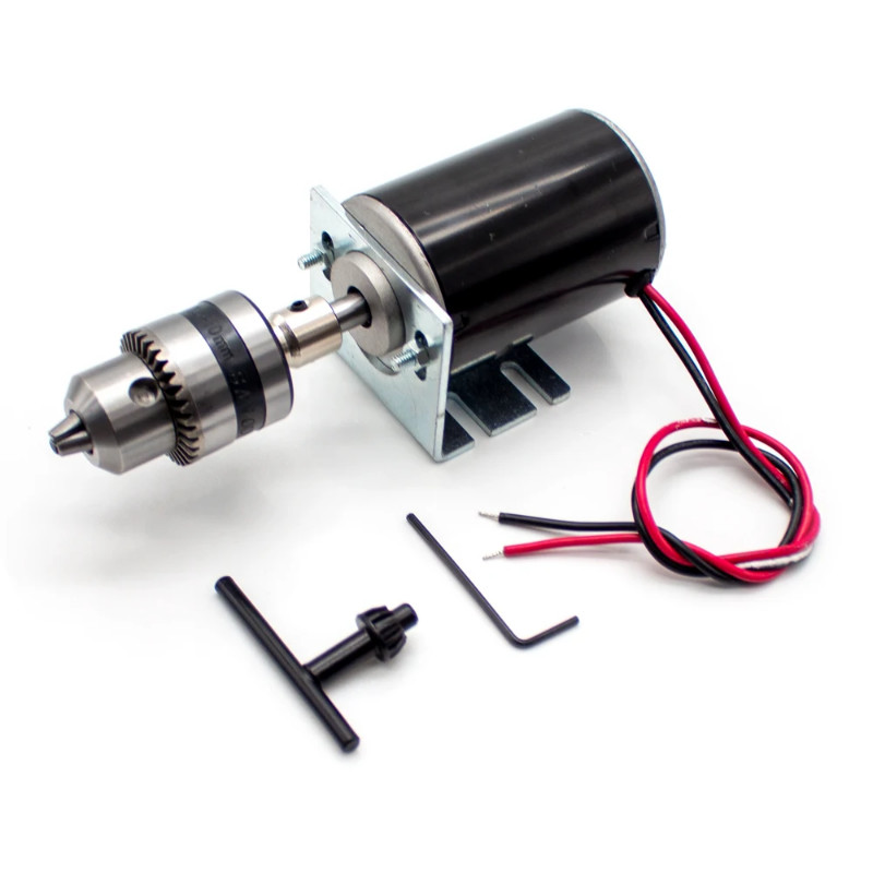 XD-3420 12V/24V 30W DC Motor Mini DC High Speed Motor Out Shaft Diameter 8MM with B12 Collet and Mo